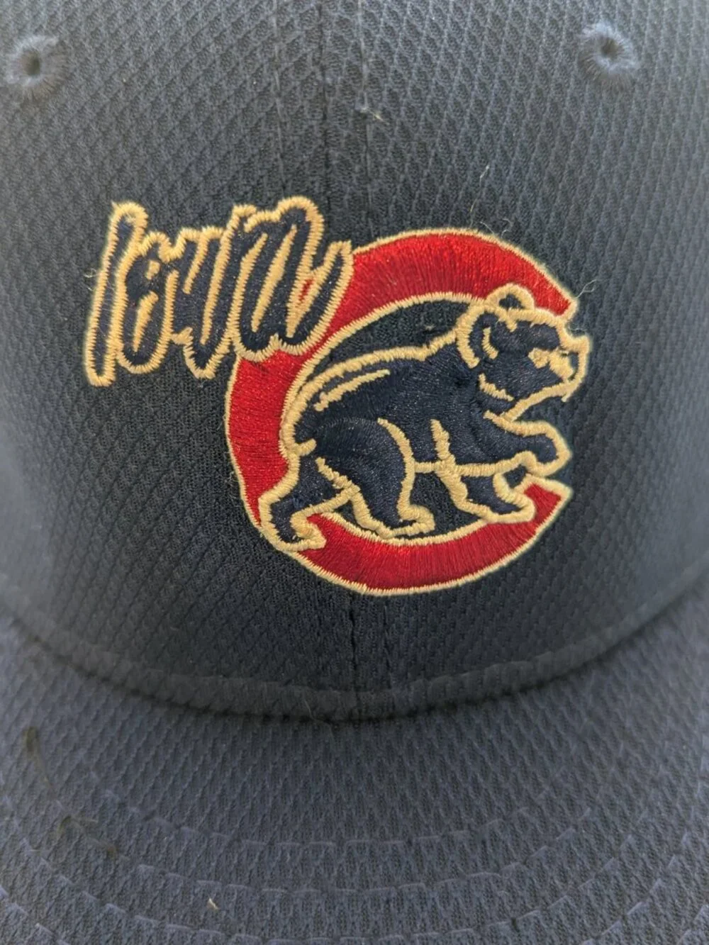 Iowa Cubs Size 7 1/4 Fitted MLB Baseball Hat
